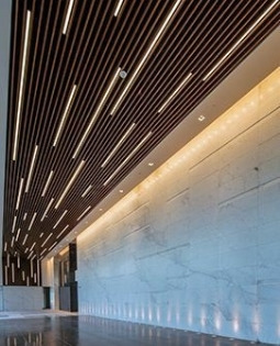 building lobby-led strip light application