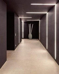 Corridor-led strip light application