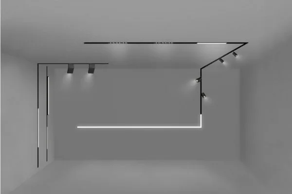 magnetic track lighting system