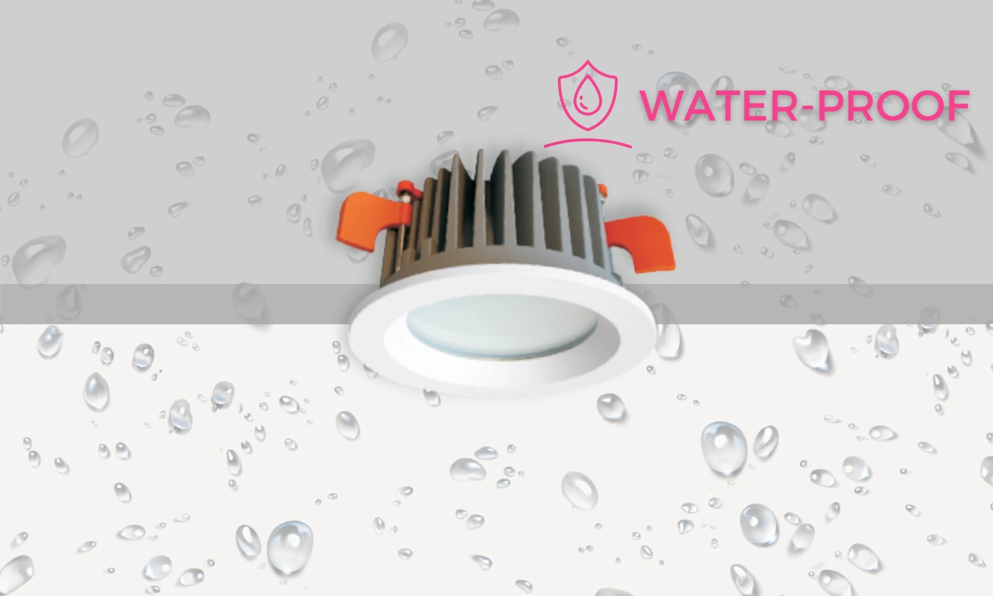 Luna Recessed CRO 53 Down light water proof Series