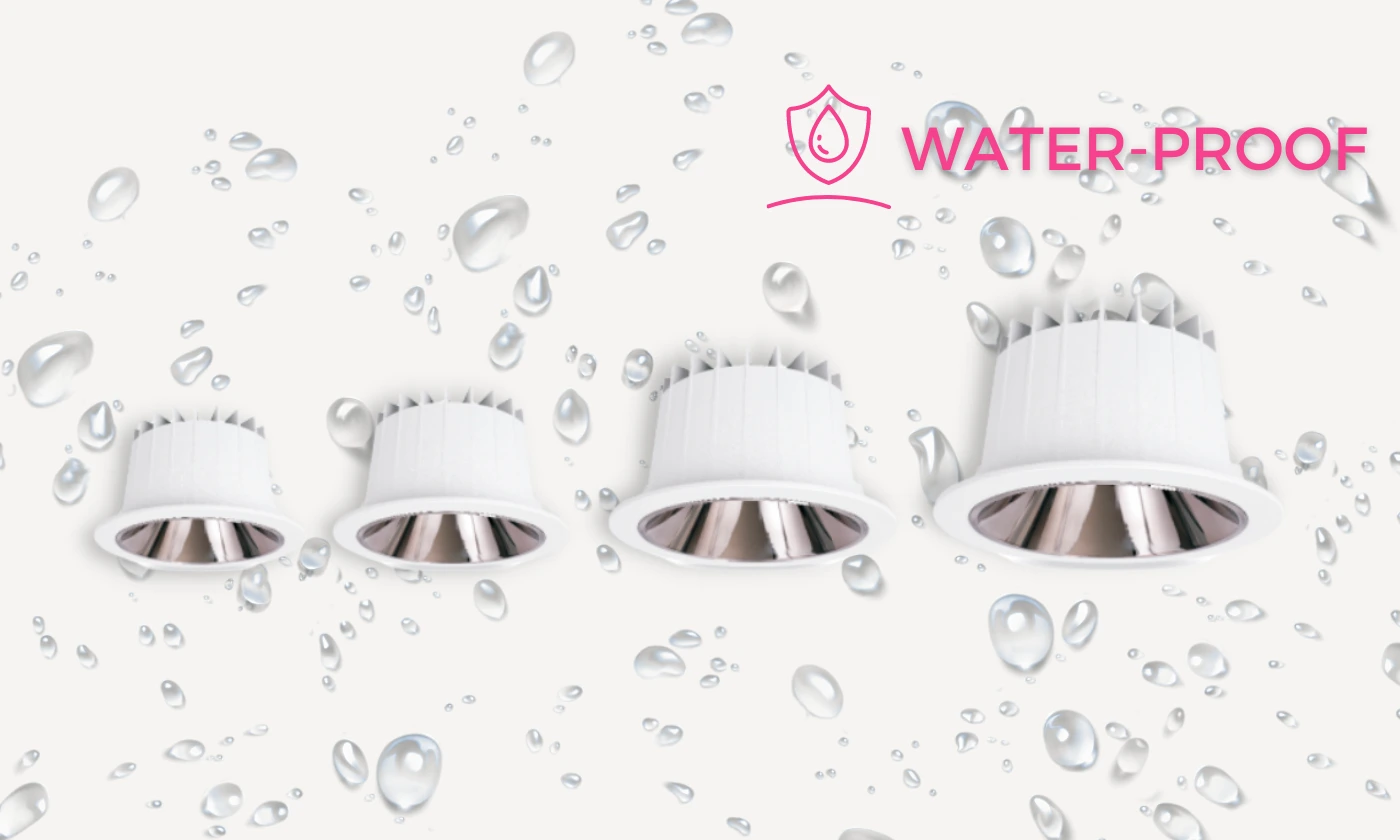 Luna Recessed CRO 59 waterproof Series