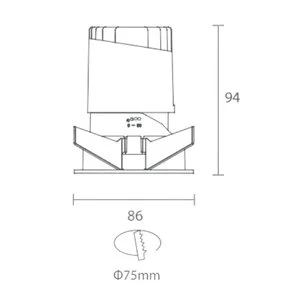 LN-CR-LUMU-12-SRDL-DIMENSION