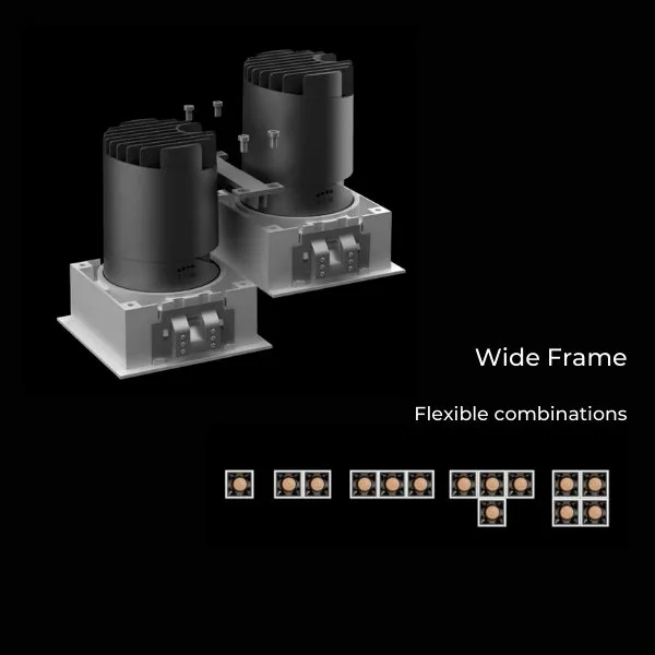 flexible combination of square lumu