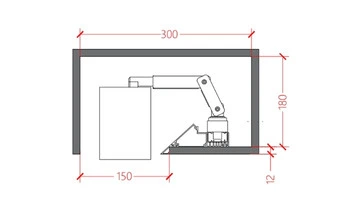 Single side track installation